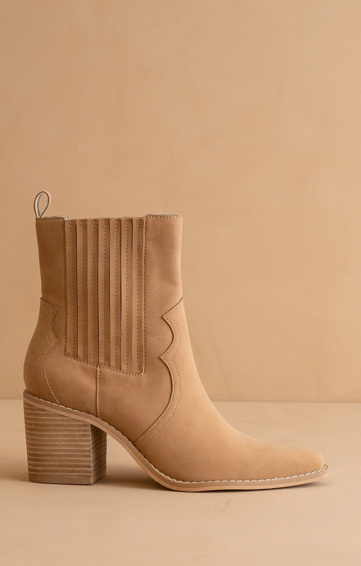 The Addison | Camel Western Inspired Boot