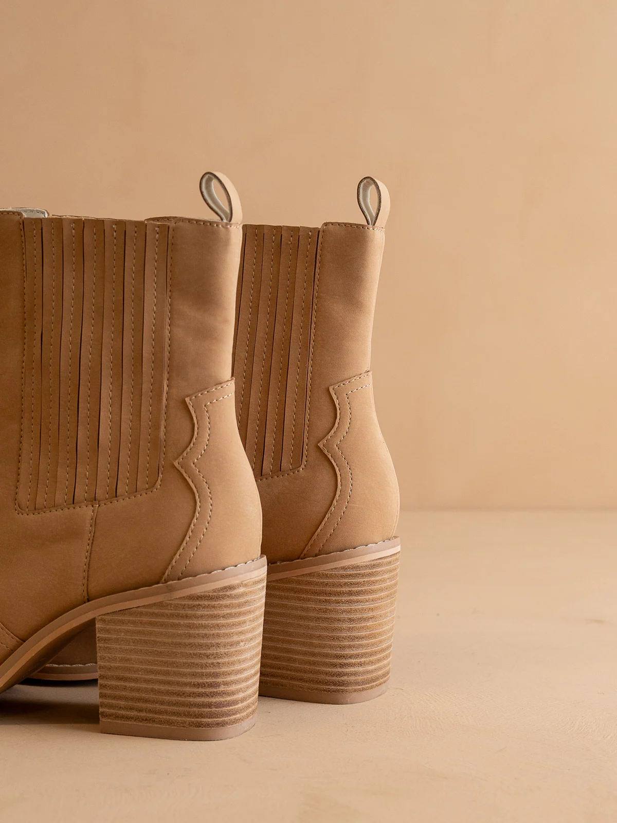 The Addison | Camel Western Inspired Boot - Image 3