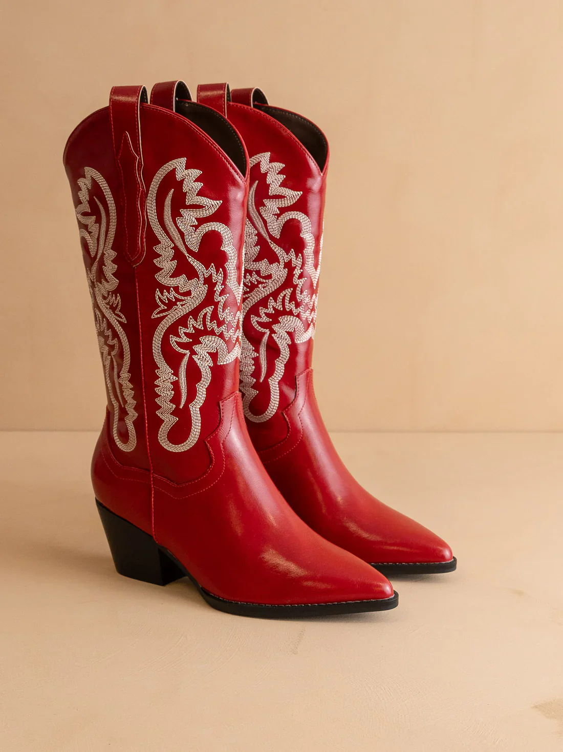 The Amaya | Cherry Classic Western Cowgirl Boot - Image 4