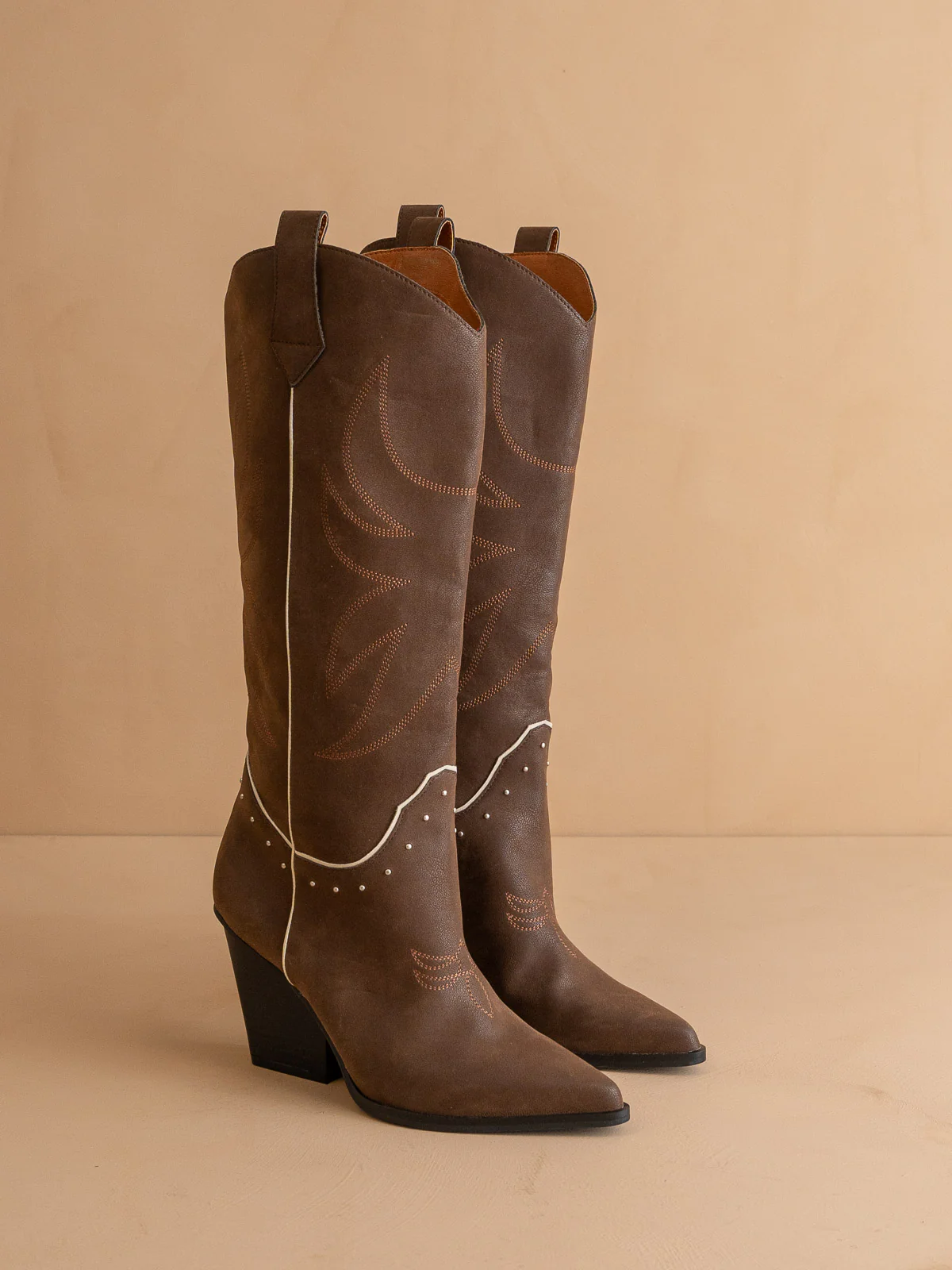 The Ashton | Coffee Cowgirl Boot with Flair *FINAL SALE* - Image 2