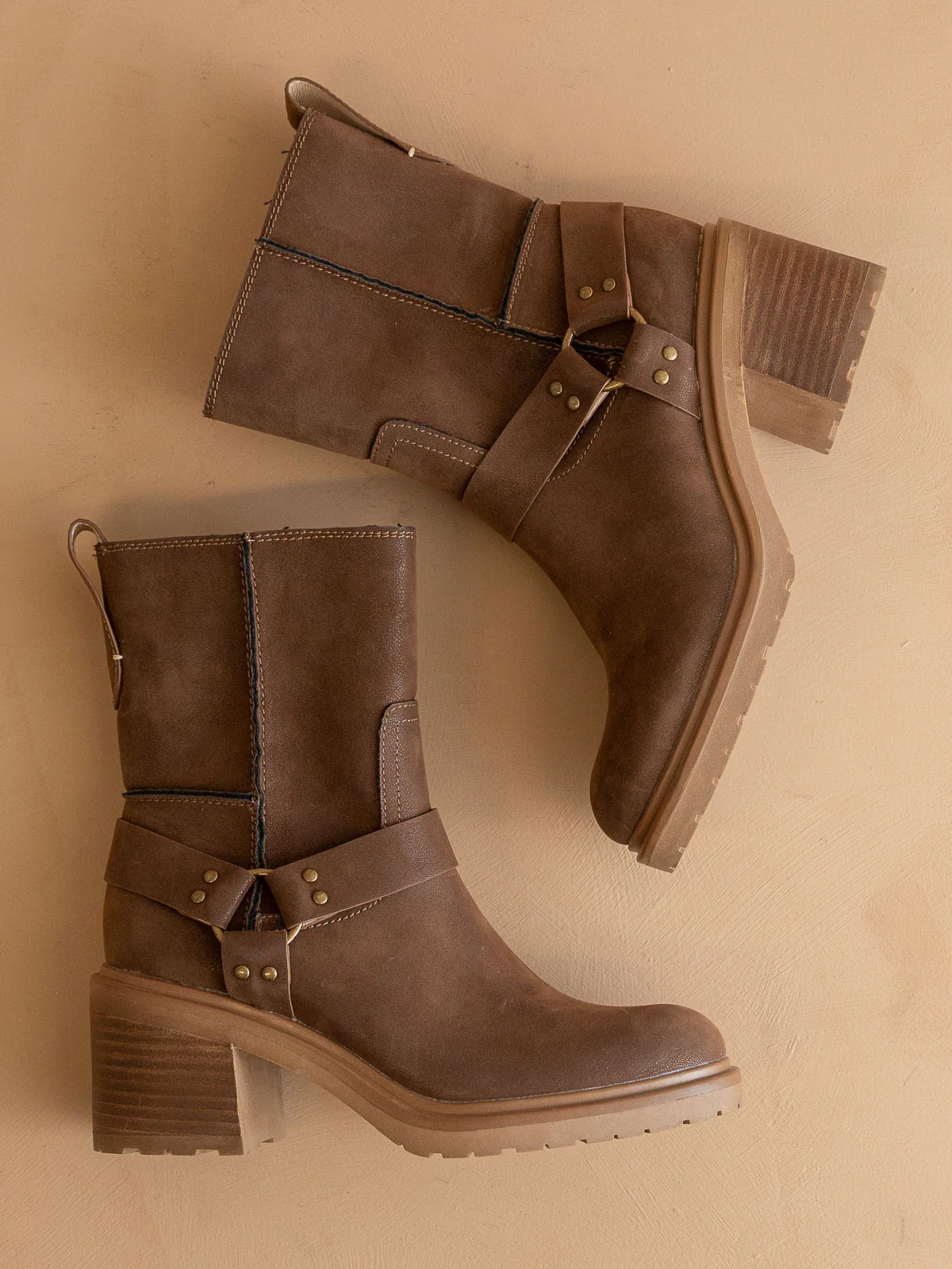 The Clyde | Coffee Moto Inspired Ankle Boot *Final Sale* - Image 3