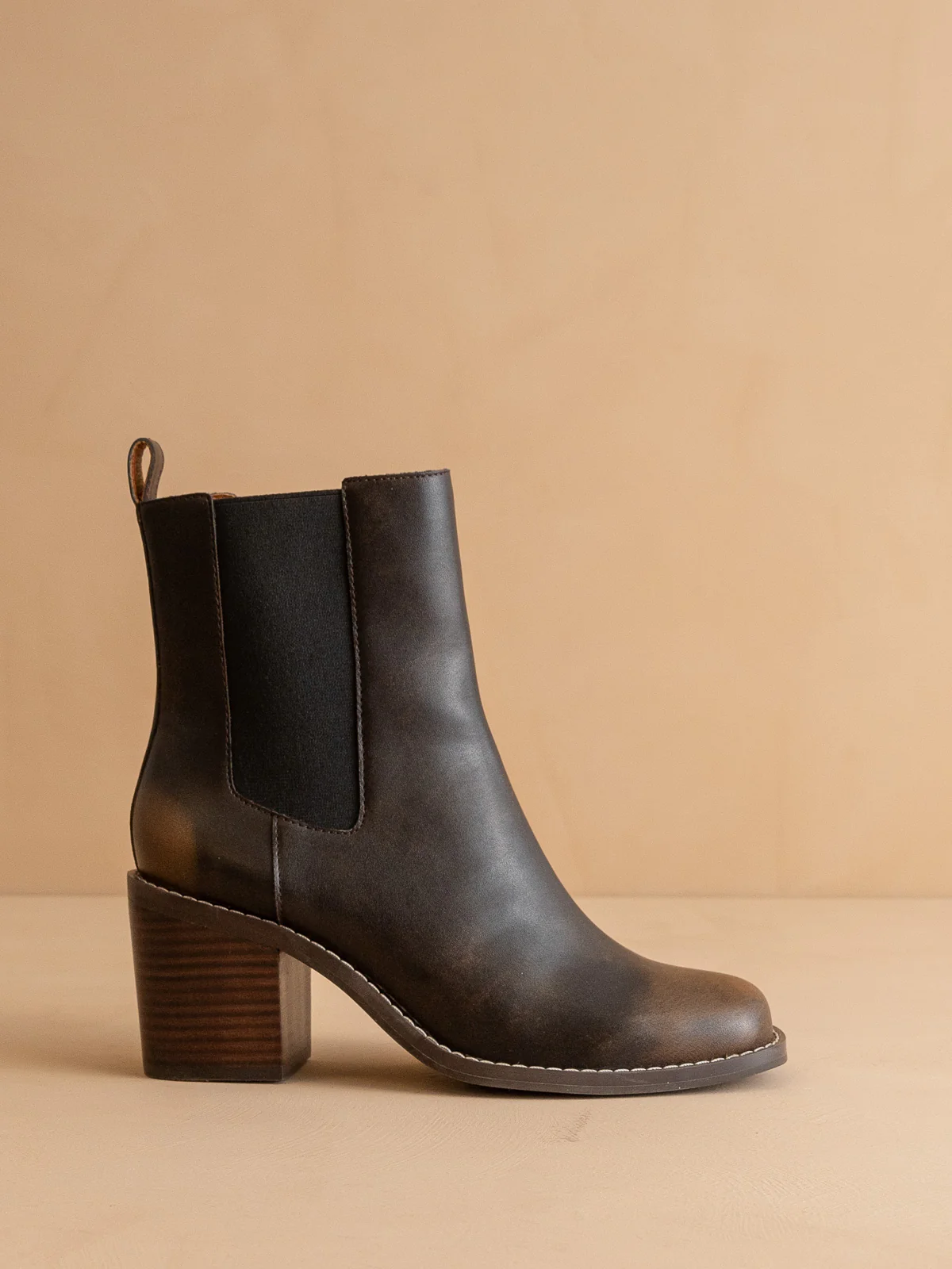 The Dakota | Brown Heeled Chelsea Bootie * FINAL SALE *