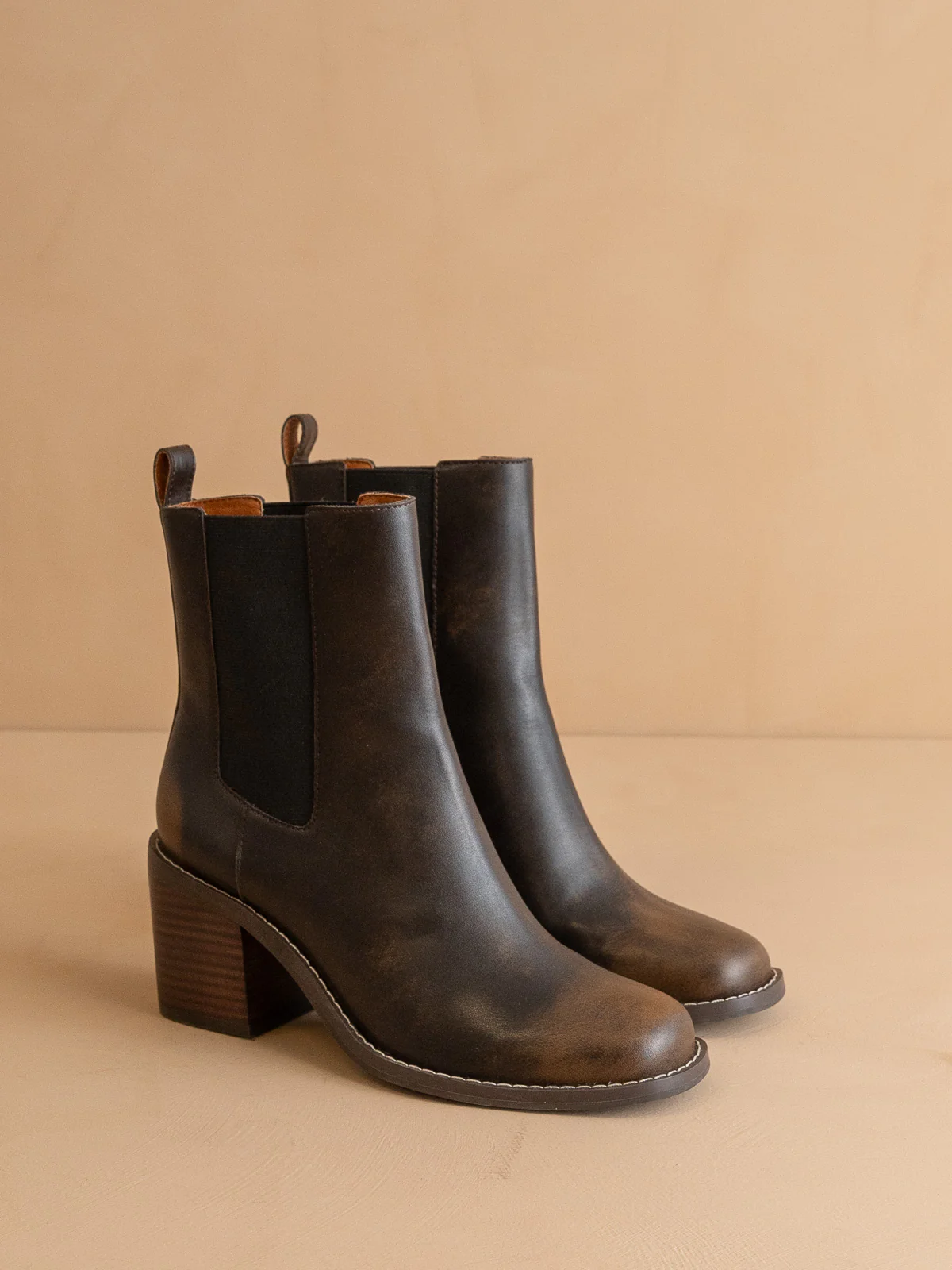 The Dakota | Brown Heeled Chelsea Bootie * FINAL SALE * - Image 2