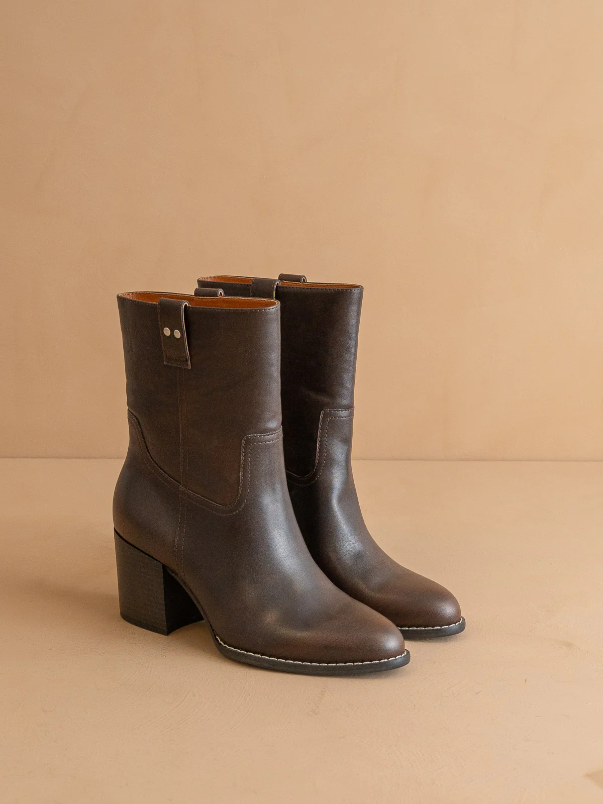 The Jennie | Distressed Leather Bucket Bootie *final sale* - Image 2
