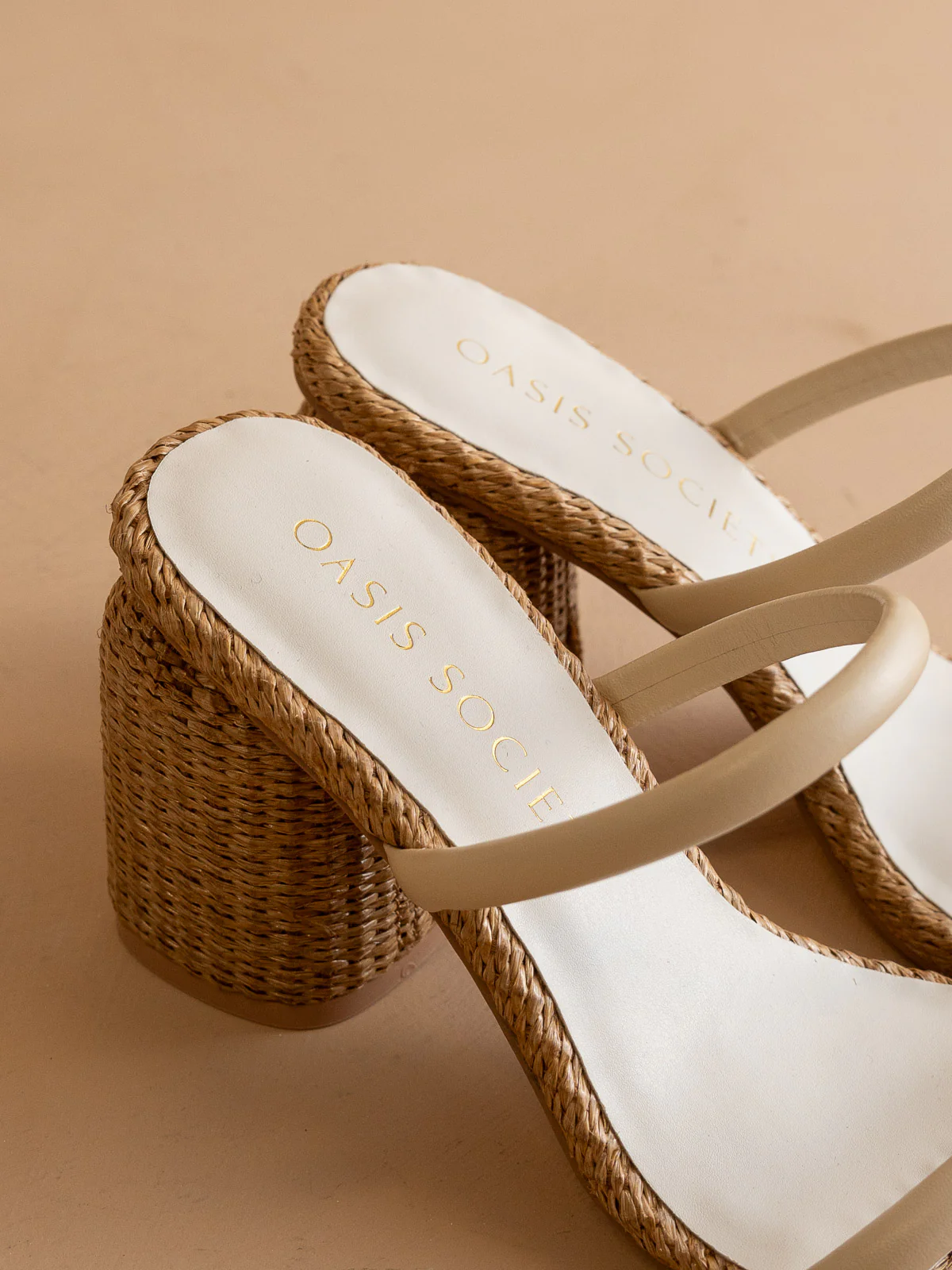 The Margaret | Butter Rattan Heel - Image 4