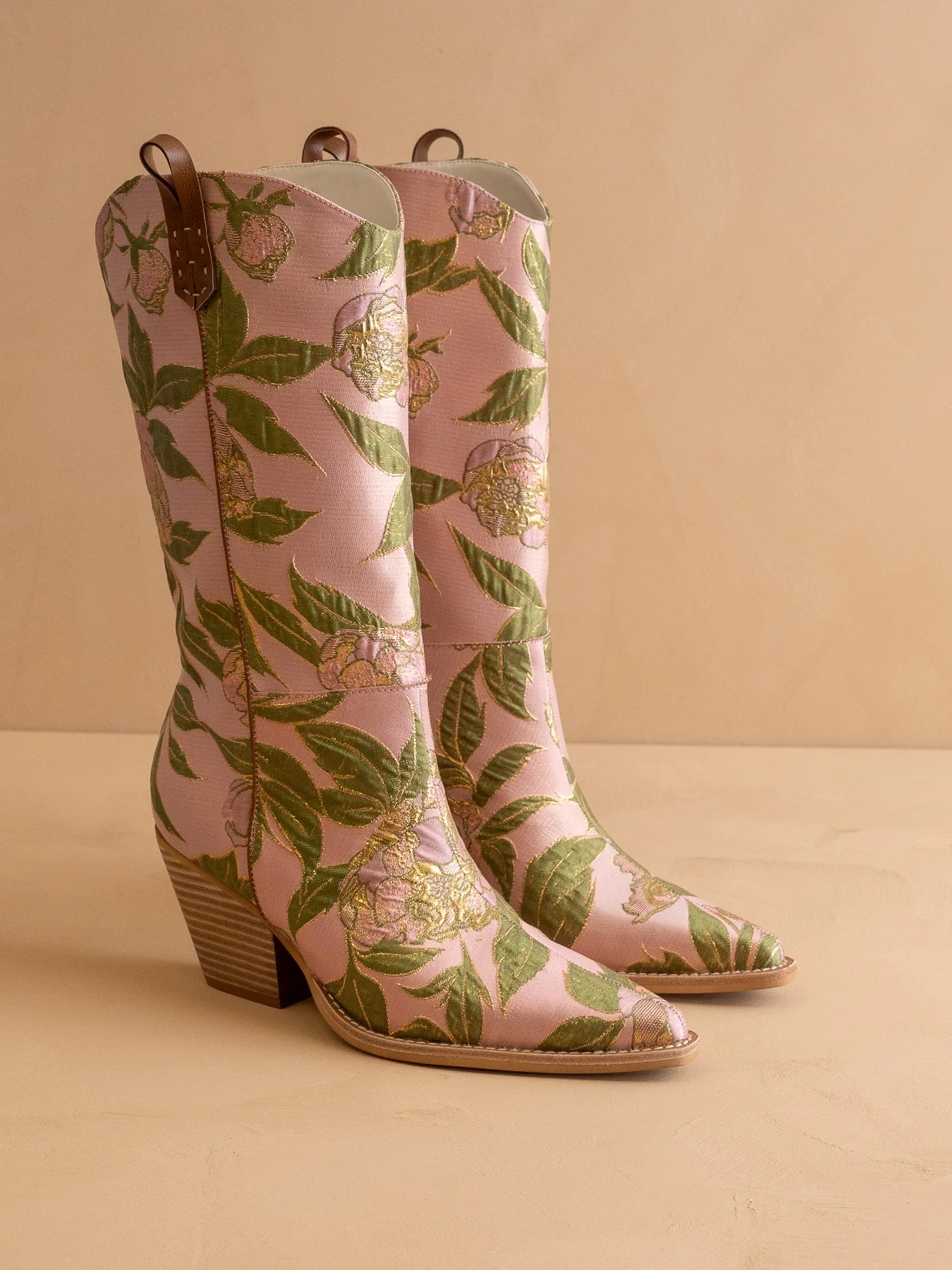 The Tesha | Rose Garden Floral Cowboy Boot