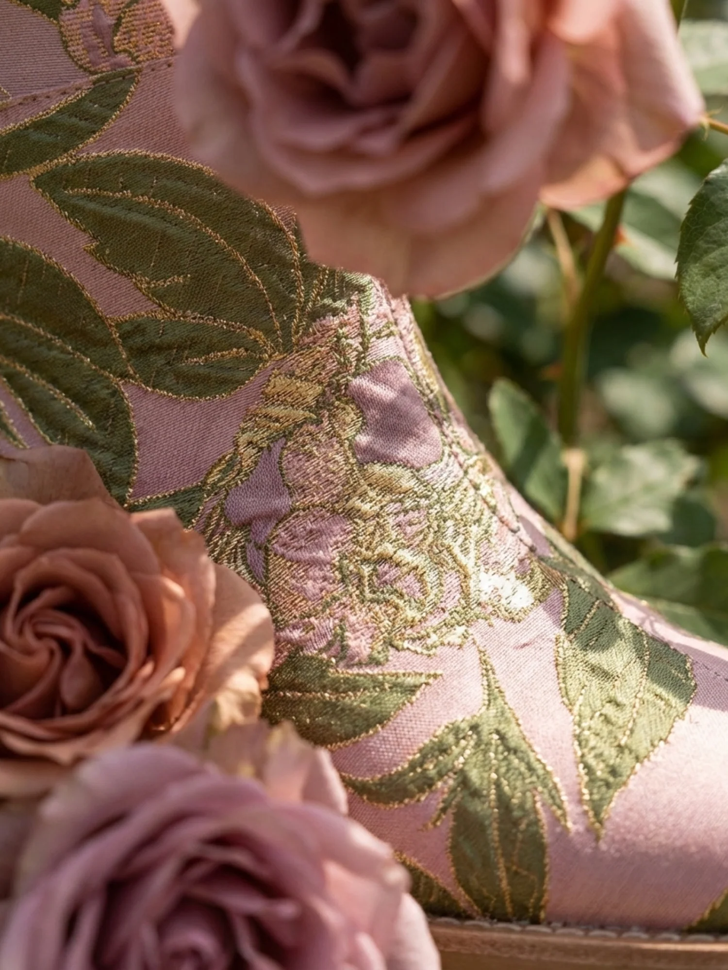 The Tesha | Rose Garden Floral Cowboy Boot - Image 4